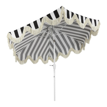 Collins 9 ft. Classic Cottage Tassel Market Patio Umbrella
